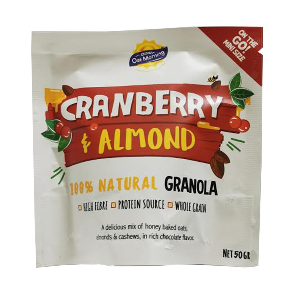 

Oatmorning Granola - Cranberry Almond Granola Mini Size