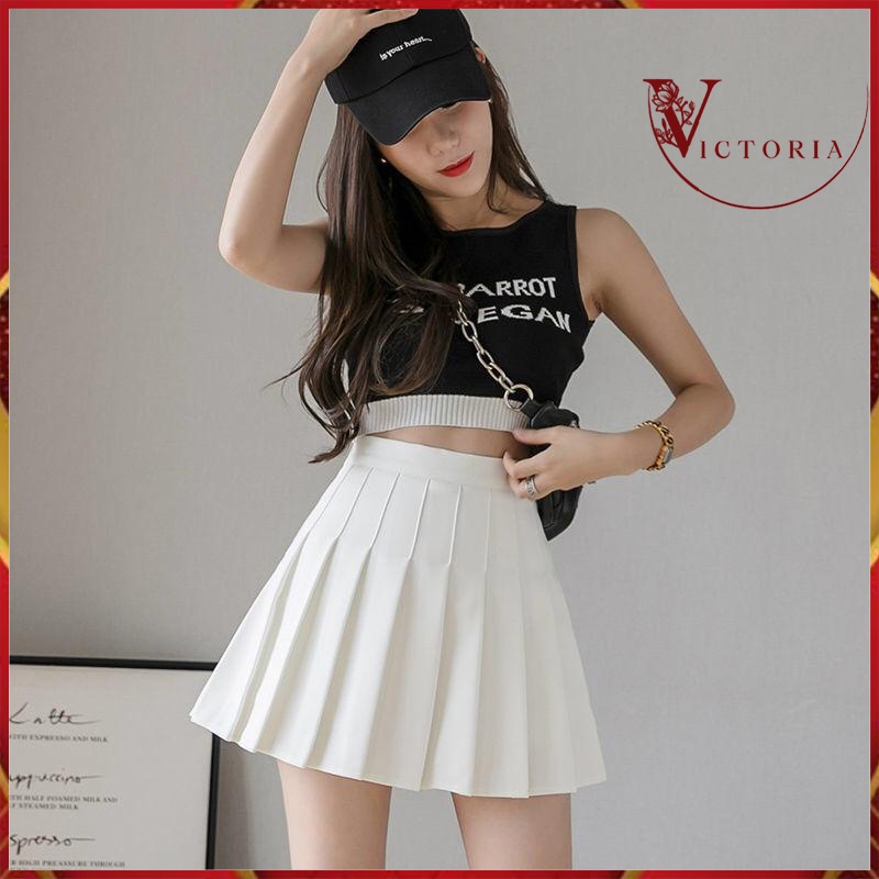 Victoria Rok Pendek Wanita Mini Skirt Korea Tennis Skirt With Inner 4051