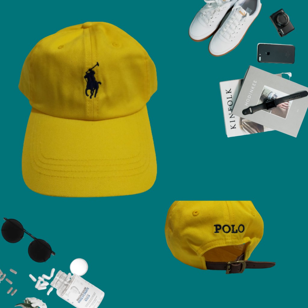 Topi POLO Logo Yellow Original BNWT