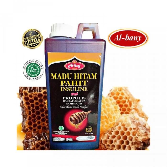 

MADU HITAM PAHIT SUPER AL-BANY INSULIN PLUS PROPOLIS @1KG