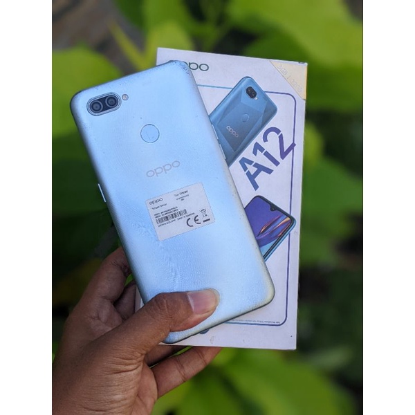 oppo A12 Ram 3/32Gb Bekas / Second /preloved Murah kemulusan 96% ada bekas silicon sperti d foto