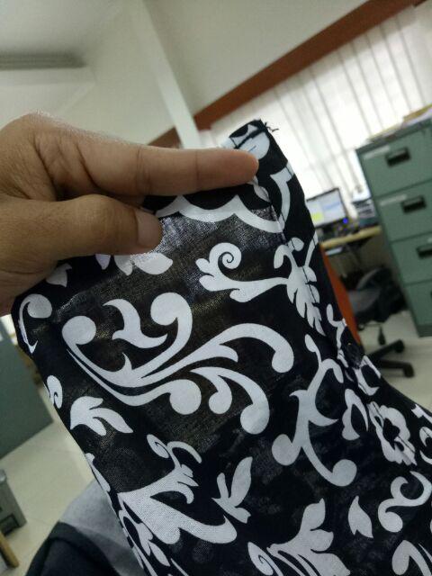 Brotherholic Baju Cowok Batik Songket Lengan Pendek Slimfit / Kemeja Batik Pria Pendek Hitam Slim