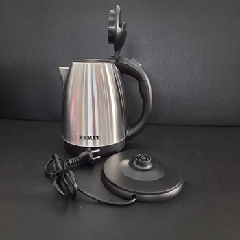 Mug Listrik Stainlees/Teko Pemanas Air Listrik Otomatis 2Lt HEMAT TOP***