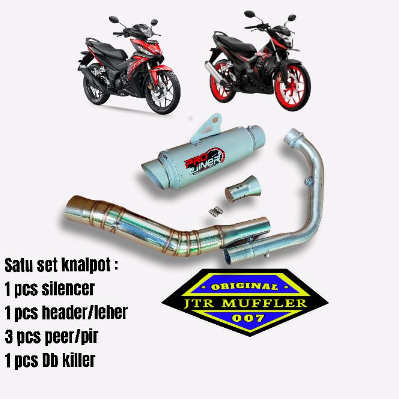 knalpot racing PROLINER TR 1 SONIC 150 SUPRA GTR 150