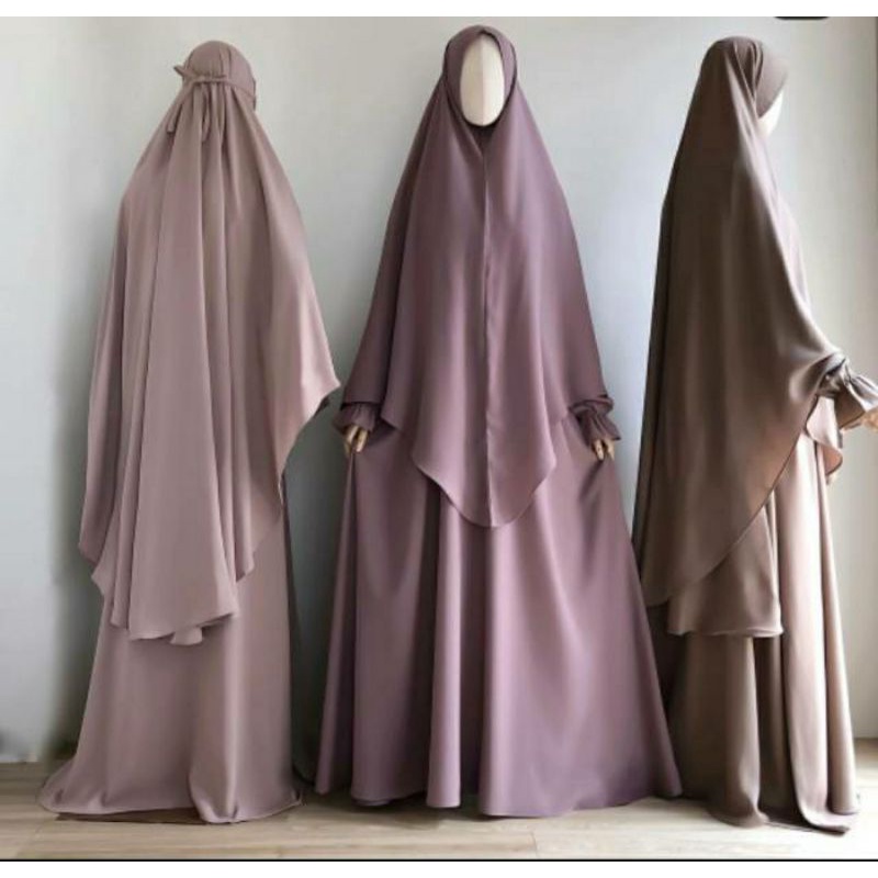 ALANA DRESS DAN ALUNA KHIMAR ZAYSAKU