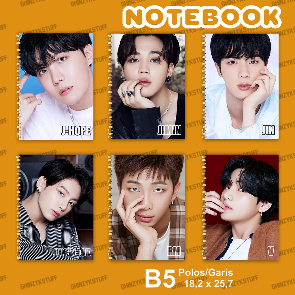 

Notebook KPOP BTS Be Ukuran B5 18,2 x 25,7 cm