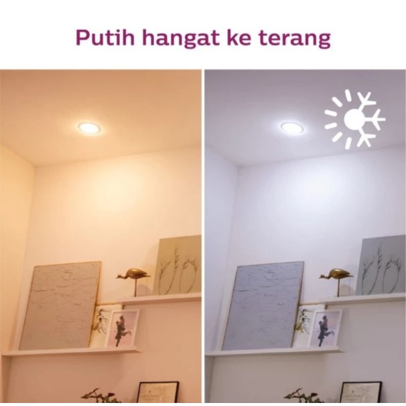 Philips Downlight Smart Wifi 17W - Tunable White (putih)