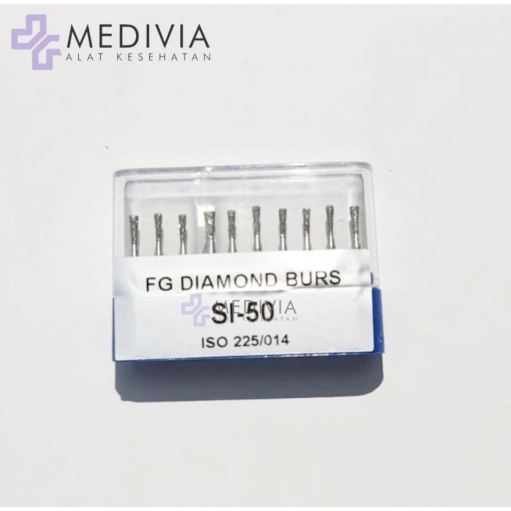 10 DIAMOND BUR (1 BOX) /BUR HIGH SPEED/ BUR GIGI DIAMON