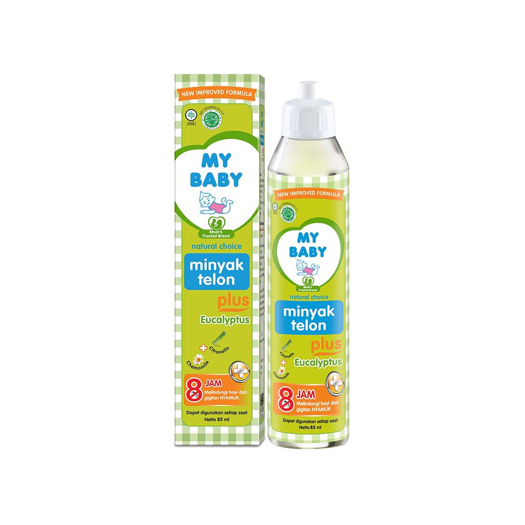 MY BABY Minyak Telon Plus Eucalyptus / Lavender 85ml 85 ml / 145ml 145 ml /60ml 60 ml / 30ml 30 ml