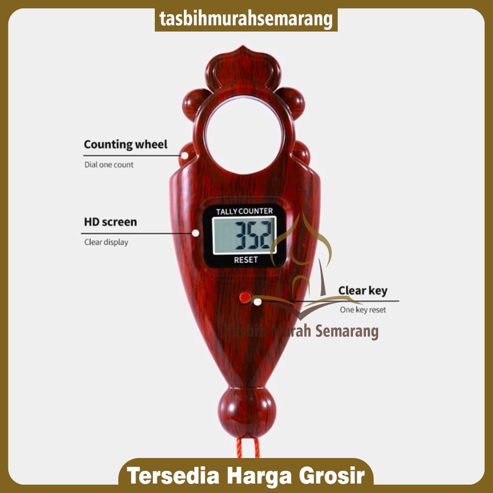 TASBIH DIGITAL URAT KAYU (60639)