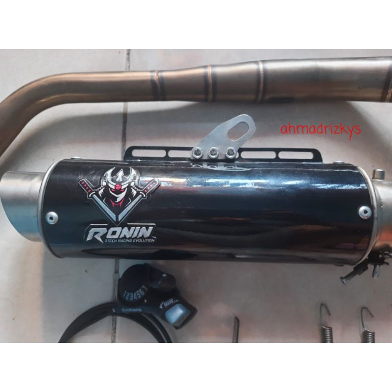 Knalpot ronin katana 3 suara fullsystem newcb150r