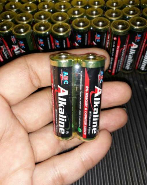 Baterai / Batu Baterai Alkaline AA (A2) isi 2 pcs Baterai ABC Alkaline AA Baterai Jam Isi 2 pcs
