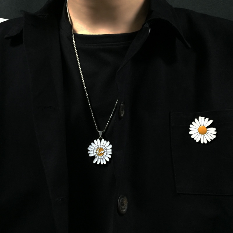 G-Dragon GD gaya yang sama gap little Daisy kalung pasang disco melompat pria dan wanita pmo Daisy p