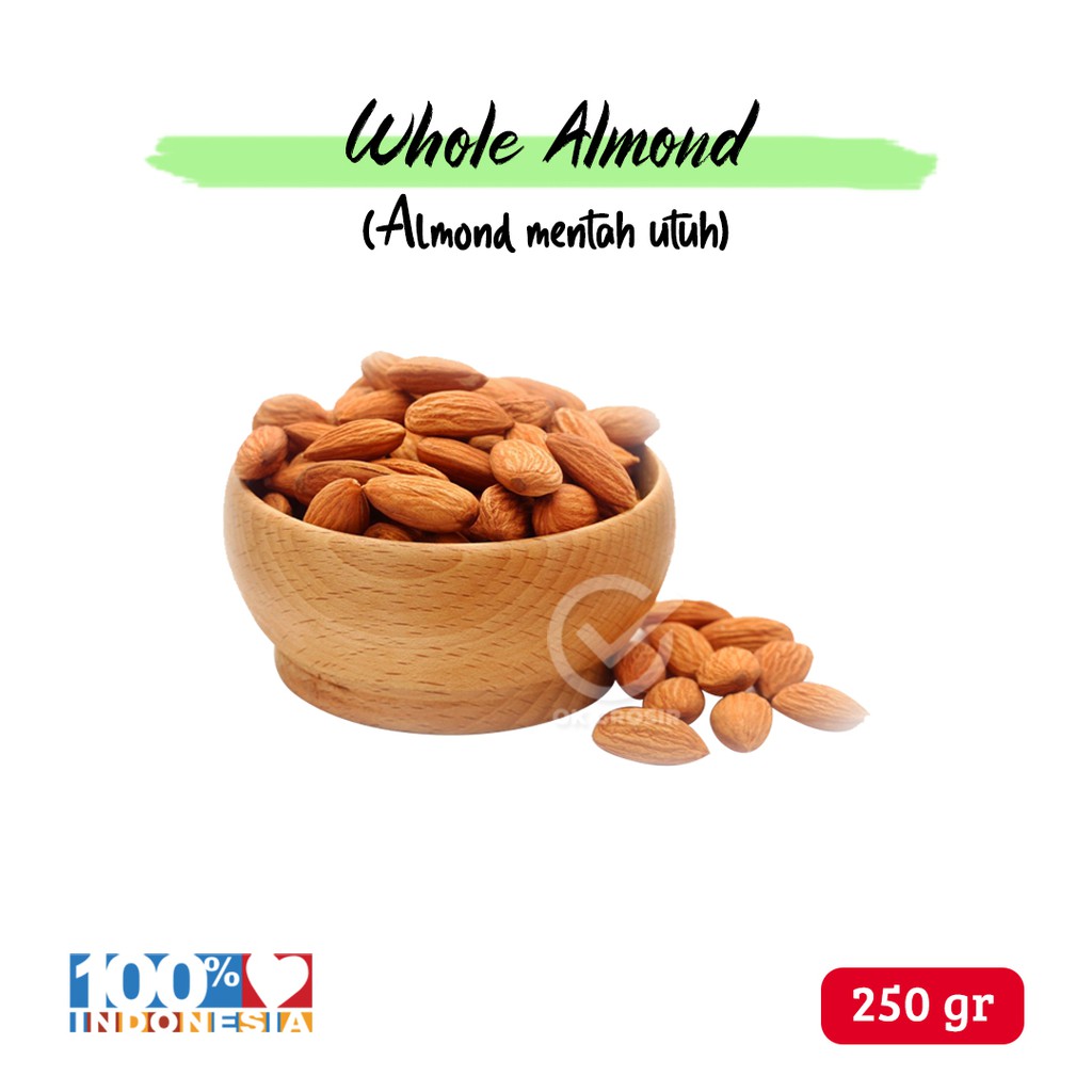 

Whole Almond/ Raw Almond/ Natural Almond (250 gr)