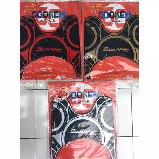 KARPET PIJAKAN KAKI SCOOPY NEW 2017 2018 / STEPFLOOR BORDES ALAS KAKI SCOOPY NEW