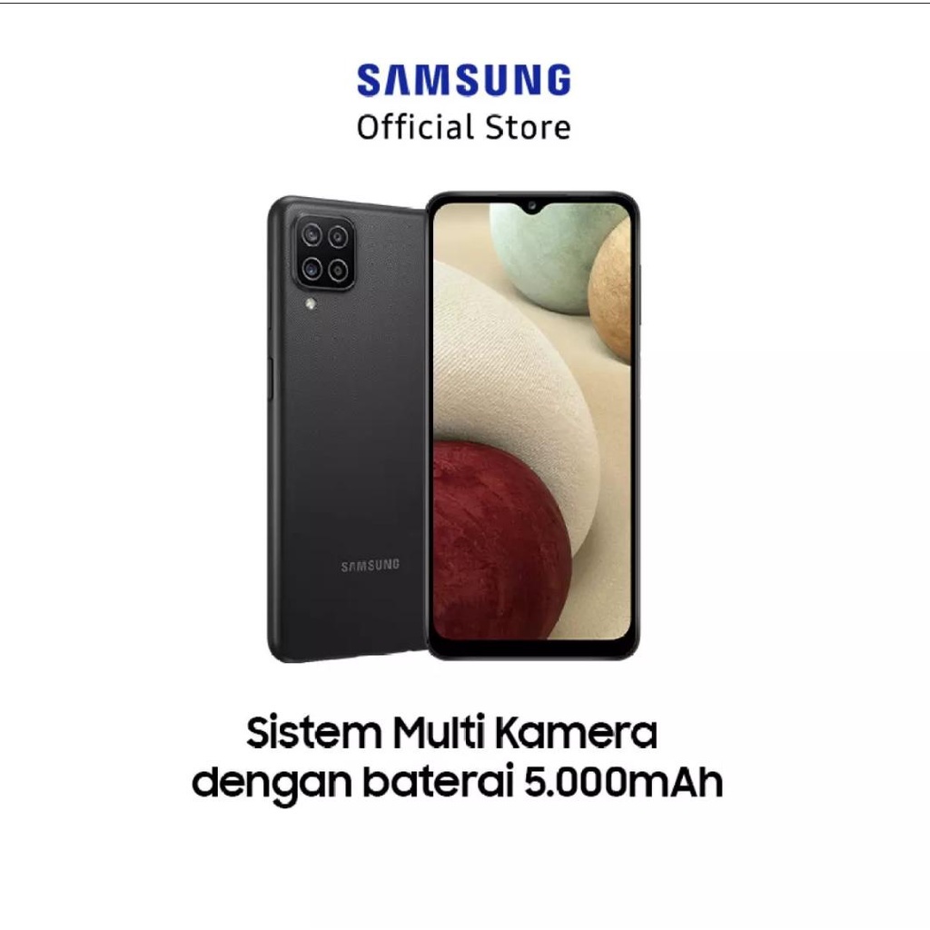 SAMSUNG GALAXY A12 4/128 6/128 GARANSI RESMI SEIN TERBARU