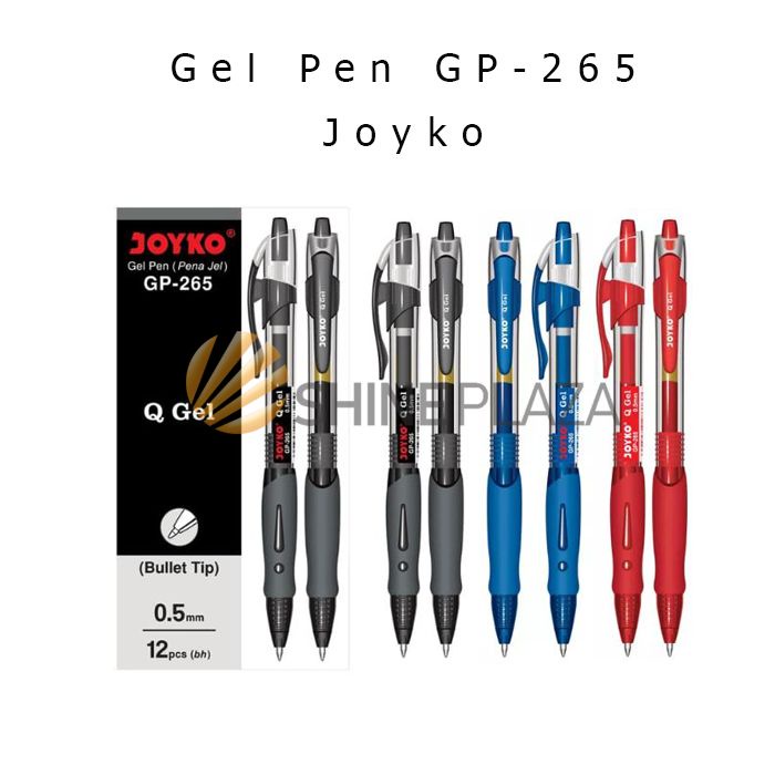 

TULIS-ALAT- PULPEN GEL JOYKO GP-265 0.5MM - BIRU -ALAT-TULIS.