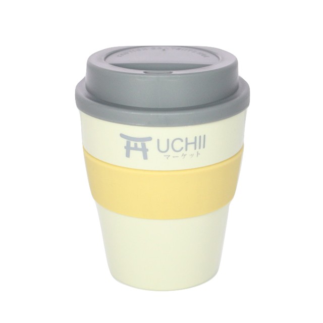 Uchii Travel Coffee Cup Hot Cold Handle Lid Gelas Mug Kopi Black Grey Shopee Indonesia