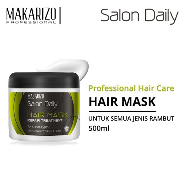 Makarizo Professional Salon Daily Hair Mask Pot 500 mL_Cerianti