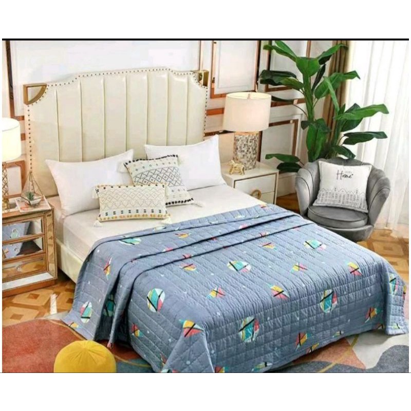 badcover tipis selimut bordir katun selimut hangat tampa bulu ukuran 180x200cm dari srh indonesia fr