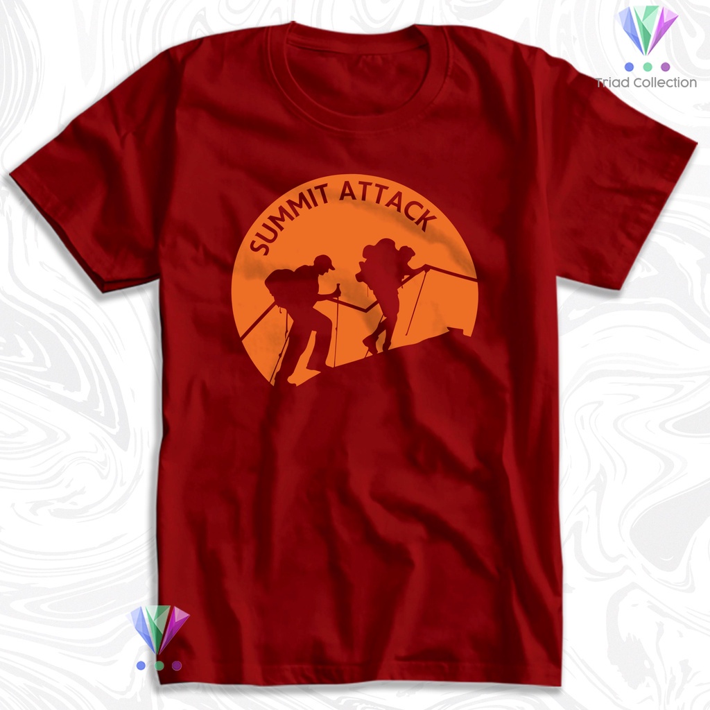 Tshirt Baju Kaos Distro SUMMIT ATTACK / Kaos Distro Pria Wanita