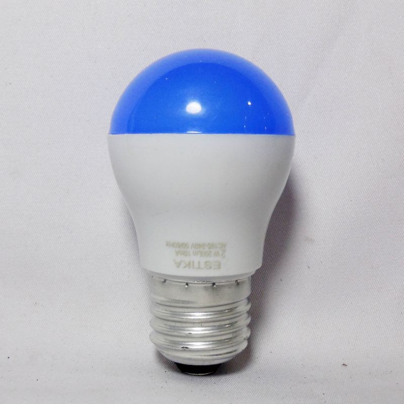 LAMPU LED WARNA ESTIKA 2 WATT BOHLAM LAMPU LED WARNA WARNI