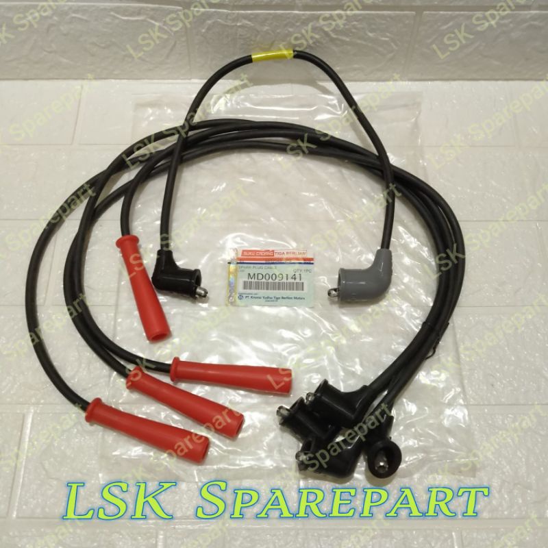 Kabel Busi Cable Busi Mitsubishi L300 - Kuda Bensin 1.6 1600cc Original