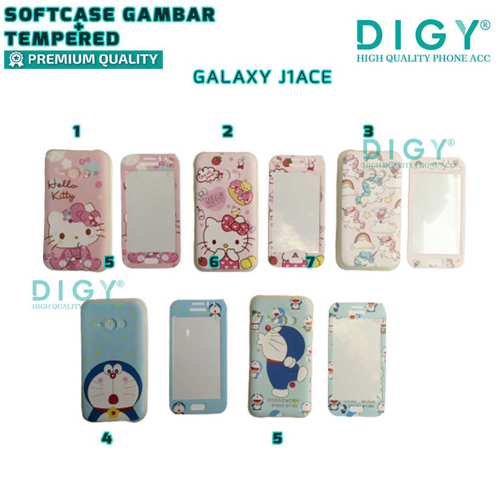 Casing Samsung J3 PRO J6  GRAND PRIME  J1 ACE J2 Iphone 7  IP 8 REDMI NOTE 5A S2 OPPO F7 Softcase Gambar Karakter Kartun Plus Tempered