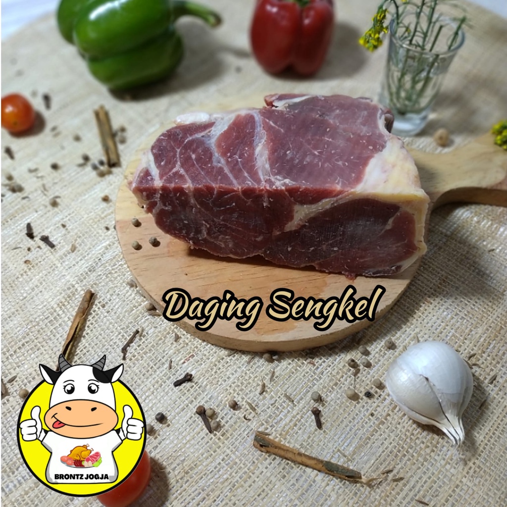 

FROZEN FOOD DAGING SAPI SENGKEL KEMASAN 1KG - DISASS JOGJA