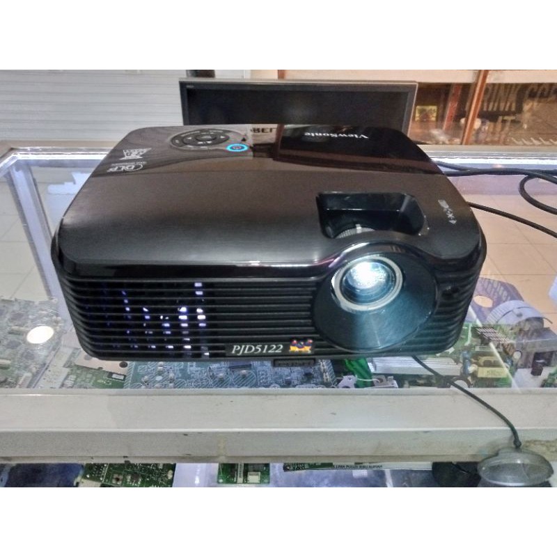 proyektor projector bekas viewsonic pjd5122 bagus normal