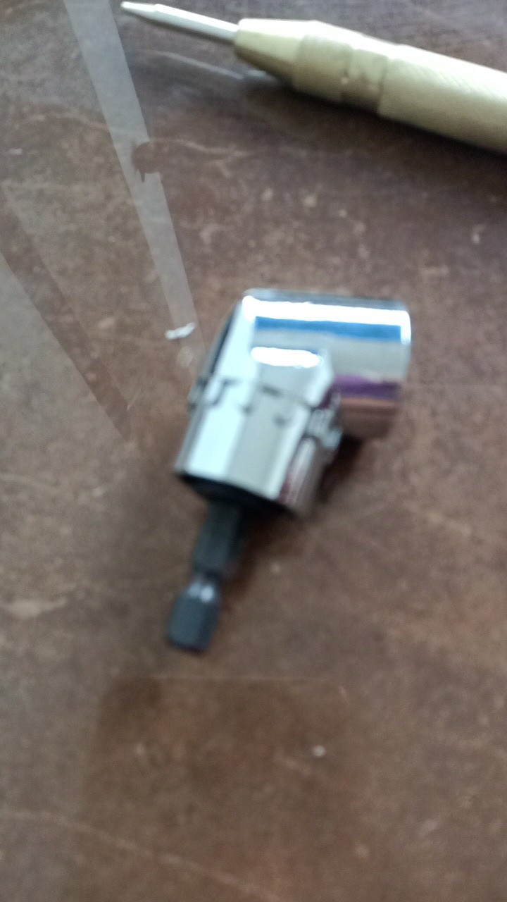 Extension Mata Bor L Angle 1/4inch Hex Bit Socket