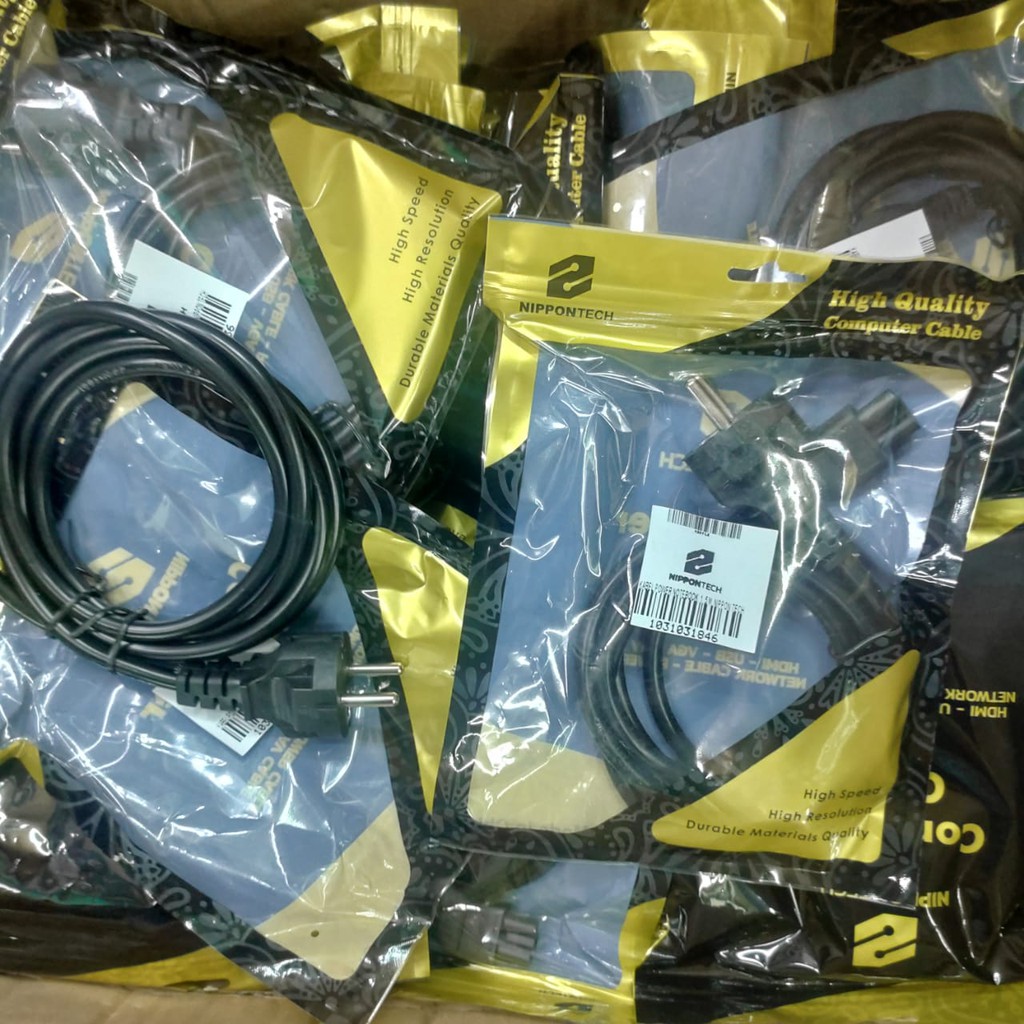 KABEL POWER LAPTOP Merk HYDRA TEBAL 3.0 MM PANJANG KABEL 1.5M