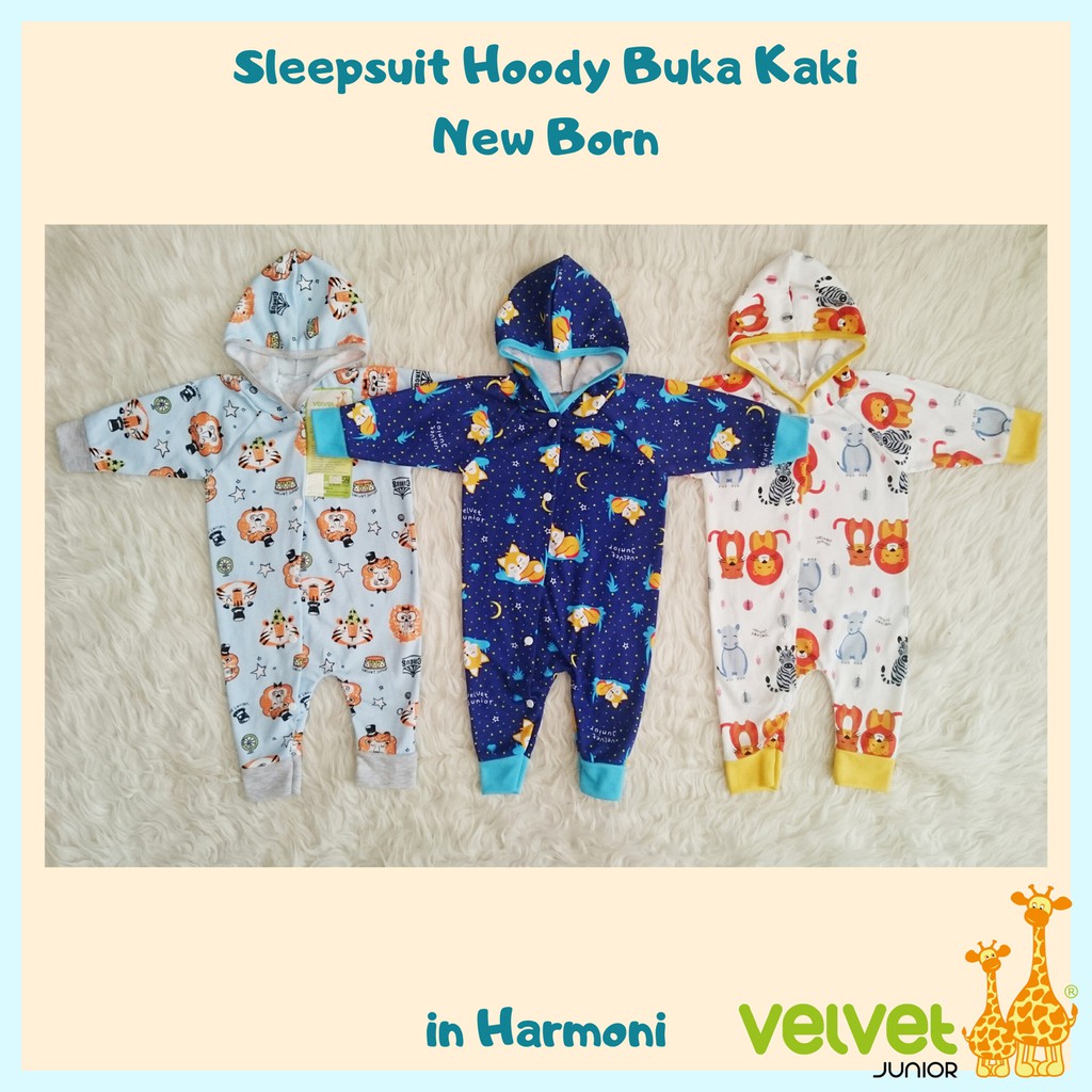 velvet junior sleepsuit