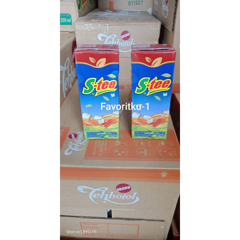 

Teh Kotak S-tee/ Stee (Sepabrik Dgn Teh Botol Sosro) 200 ml.1 Dos Isi 24