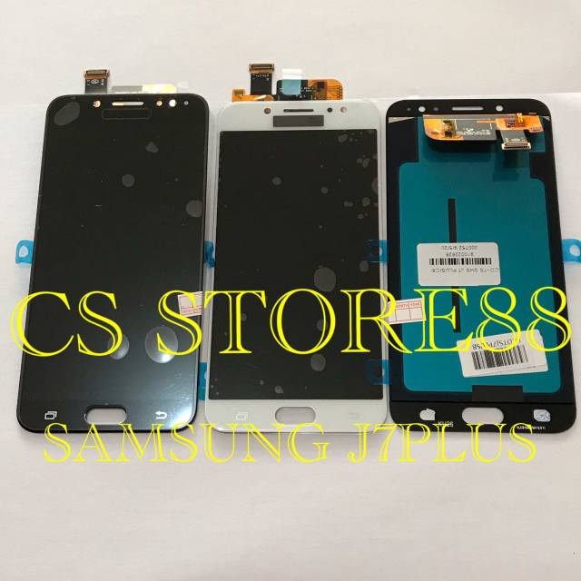 LCD 1 SET SAMSUNG GALAXY J7 PLUS C701 C701F ORIGINAL KONTRAS