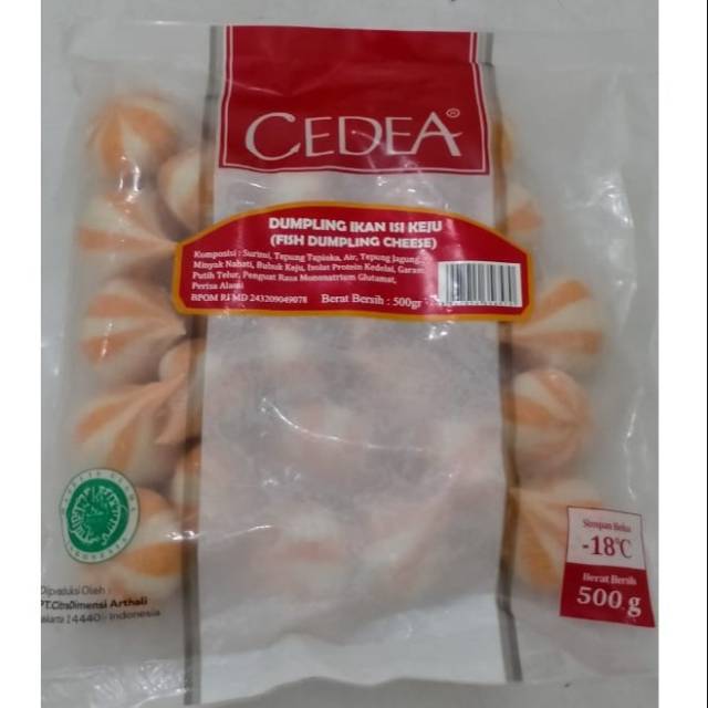 

Dumpling Ikan Isi Keju CEDEA 500 gr