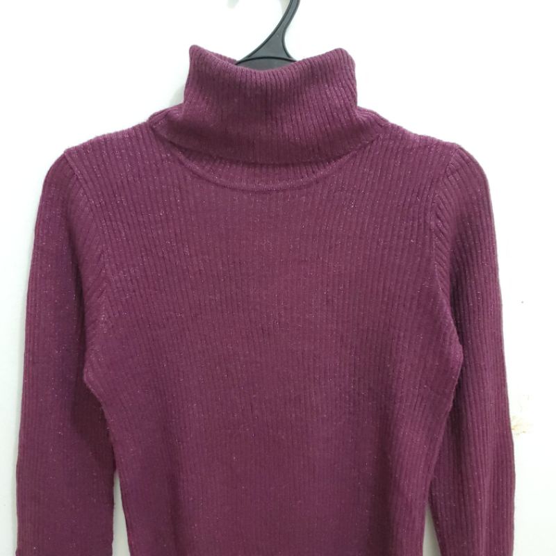 Thrift Rajut Knit Inner Turtleneck