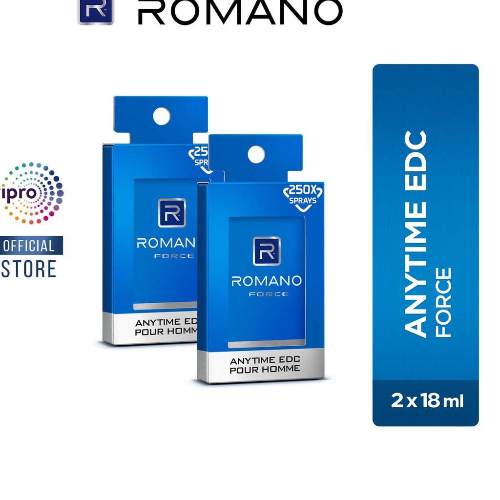 ♜ Parfum Saku Romano Pocket Anytime EDC 18 ml Force x 2 Pcs ♦