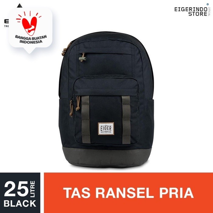 Tas Eiger 1989 Finder Class Laptop Backpack 25L 91000 4666 Black ORI