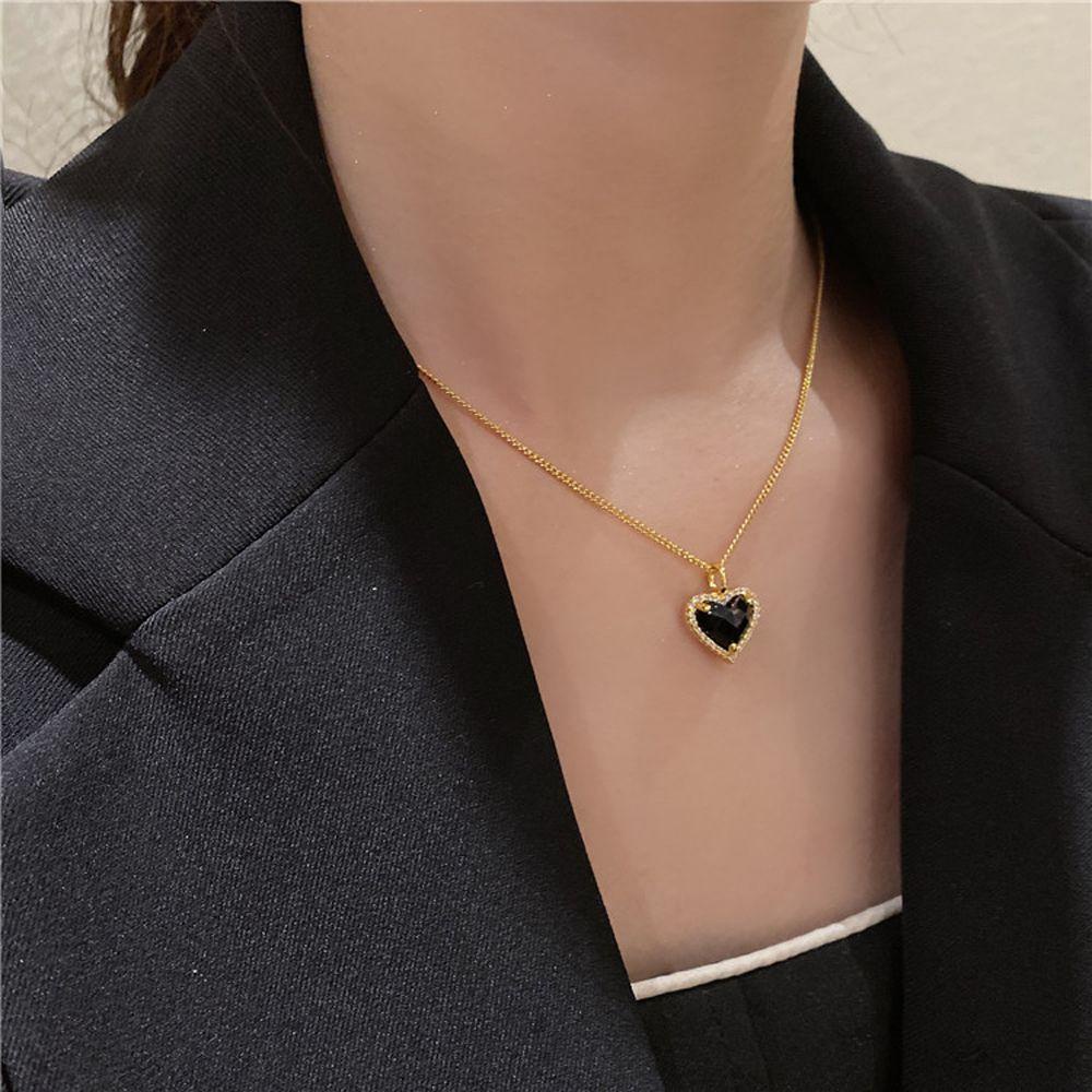 Mxbeauty Wanita Kalung Perhiasan Aksesoris Hadiah Manis All-match Opal Alloy Sweater Rantai