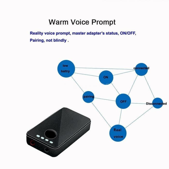 B8 Portable Wireless Bluetooth 2-in-1 Transmitter &amp; Receiver BT 4.1