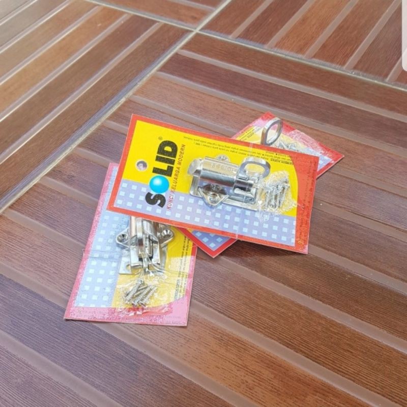 SPRING KNIP SOLID 378 CHROME // GRENDEL JENDELA // KUNCI KODOK