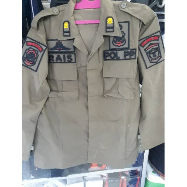 Seragam SATPOL Bordir Timbul