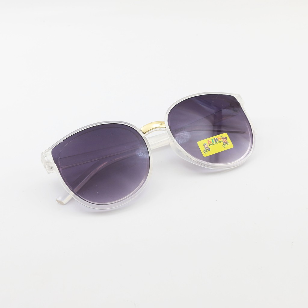 KACAMATA ANAK VINTAGE COLOUR 717/KACAMATA FASHION ANAK-TRANSPARANT BLACK