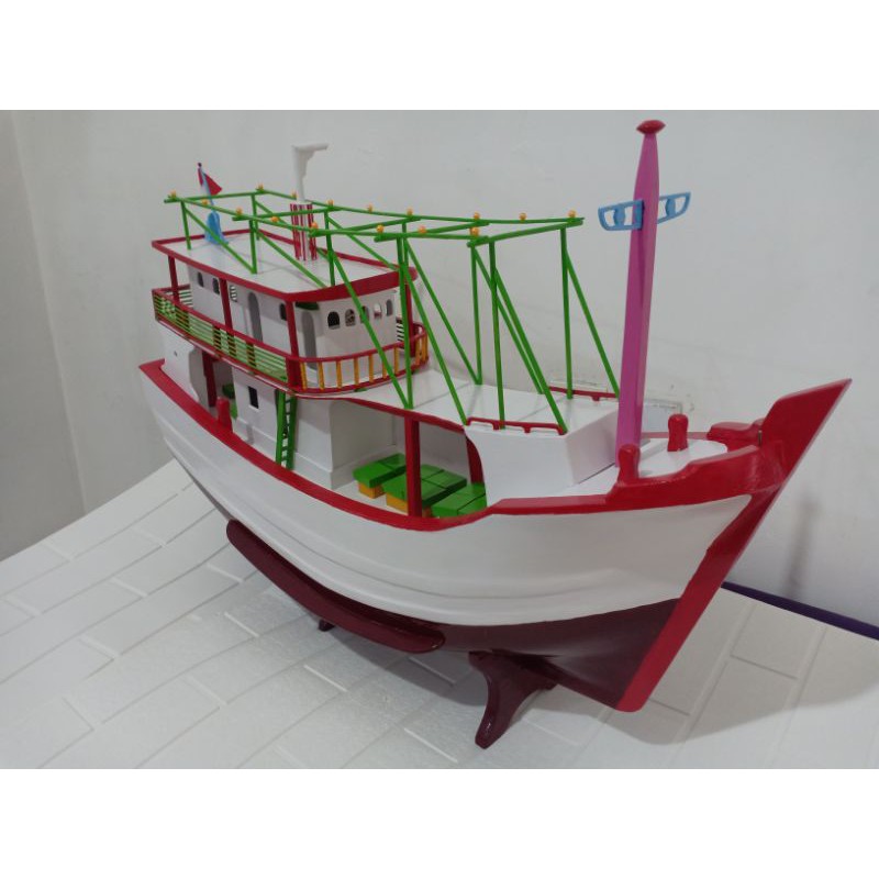 Miniatur / kapal Miniatur CAKALANG Kapal Pajangan CAKLANG