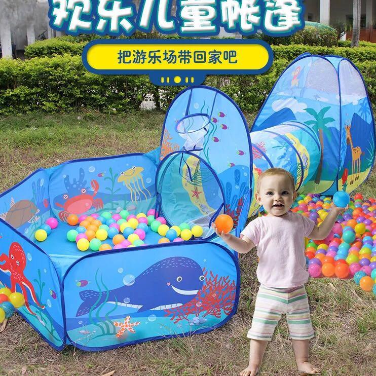 Best Seller.. Tenda Terowongan Anak 4 in 1 / Tenda Anak / Terowongan Anak