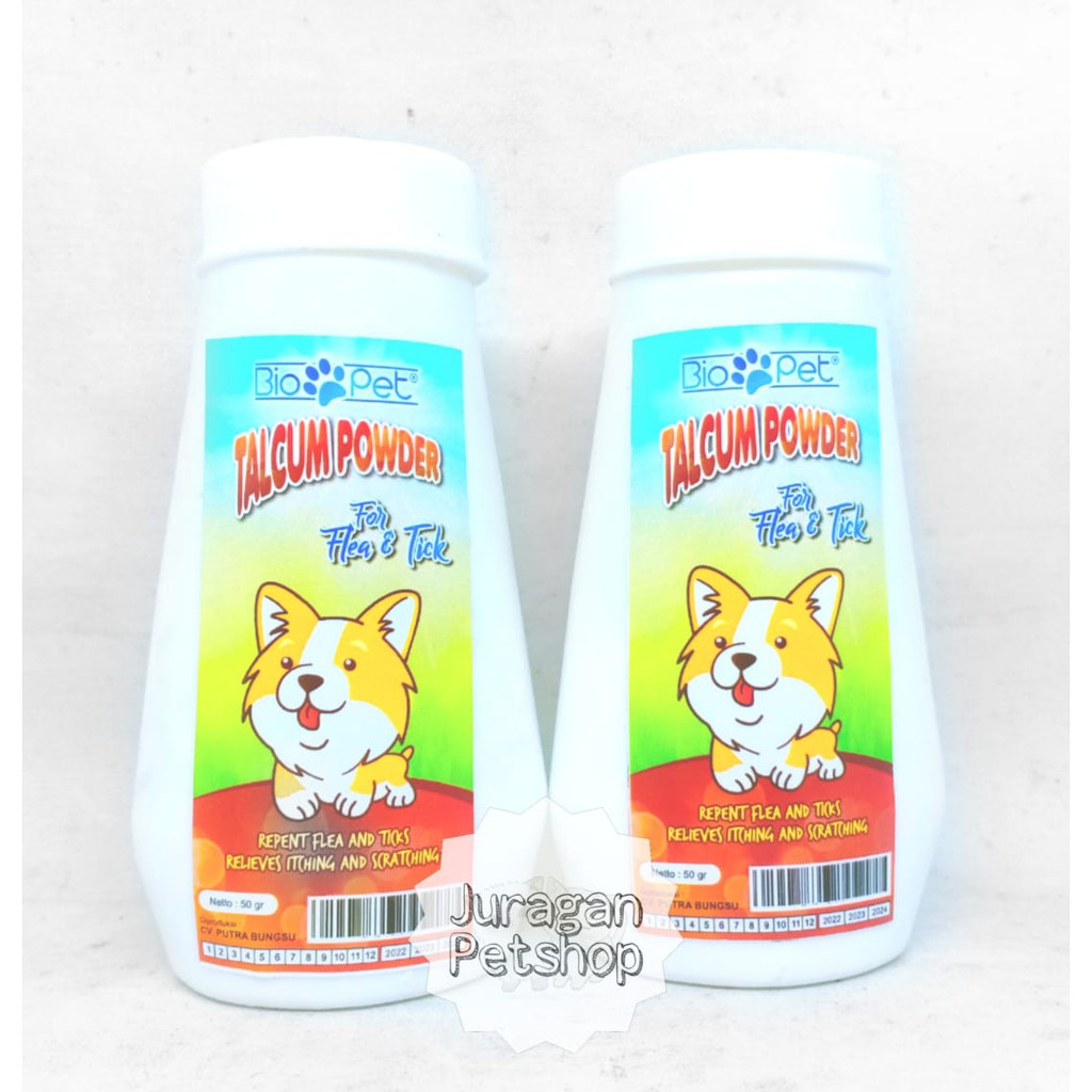 POWDER BEDAK BIOPET | Bedak Wangi Untuk Kucing/Anjing | Wangi Tahan Lama | Bedak Hewan