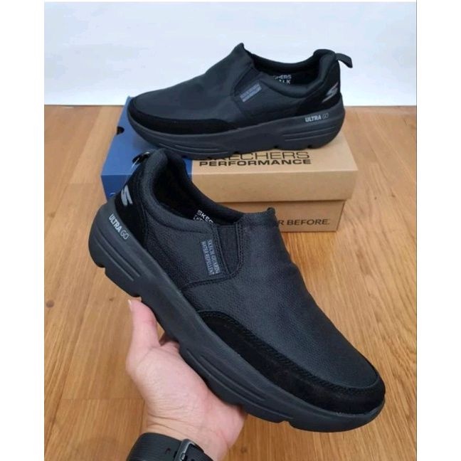 Skechers pria go walk Duro / Sepatu pria Skechers Duro