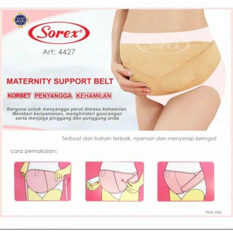 Sorex Korset Penyangga Perut Ibu Hamil / Korset Penyangga Kehamilan MATERNITY SUPORT BELT SOREX 4427