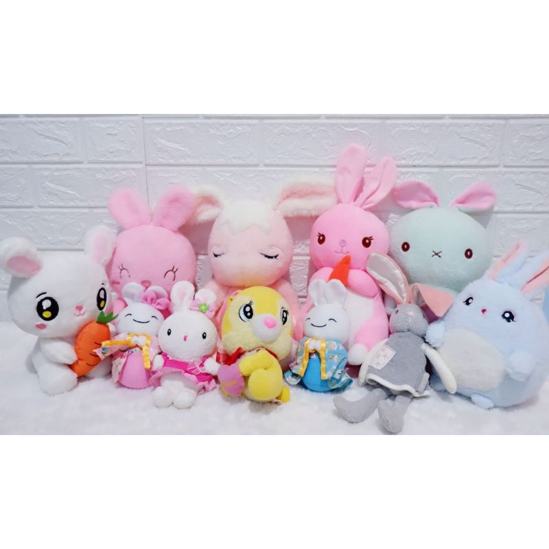 boneka keluarga kelinci marmut rabbit lucu
